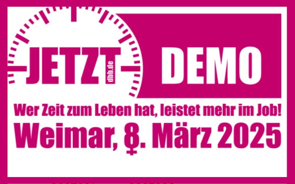 Jetzt Demo Weimar, 8. März 2025