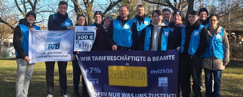 BTB Thüringen Gruppe Zeulenroda Demonstration 2026